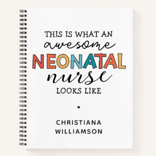 Funny Neonatal Nurse Phantastische Wertschätzung Notizblock