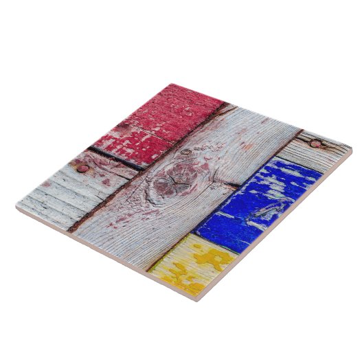 Funny Neoplastici Holzkunst Stil Fliese (Seite)