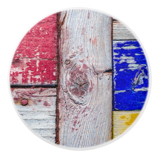 Funny Neoplastici Holzkunst Stil Keramikknauf (Vorderseite)