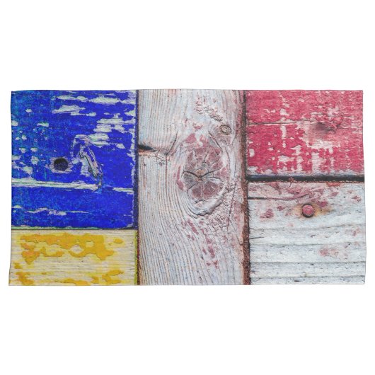 Funny Neoplastici Holzkunst Stil Kissenbezug (Vorderseite-Rechts)