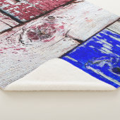 Funny Neoplasticism Holzkunst Stil anpassbar Sherpadecke (3/4)