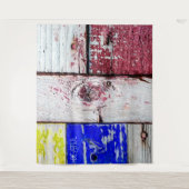 Funny Neoplasticism Holzkunst Stil anpassbar Wandteppich (Vorderseite)