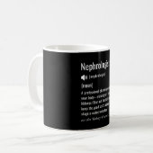 Funny Nephrologist Definition Kaffeetasse (Vorderseite Links)