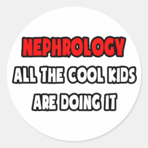 Funny Nephrologist Shirts und Geschenke Runder Aufkleber