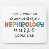 Funny Nephrology Nurse Phantastische Wertschätzung Mousepad (Vorne)
