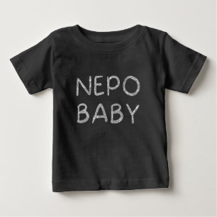 Funny Nepo Baby Glitzer Baby T-shirt