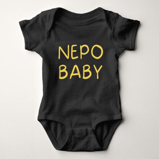 Funny Nepo Baby Strampler (Vorderseite)