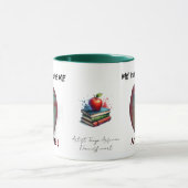 Funny Nerdy Educators Apple Tasse (Zentrum)