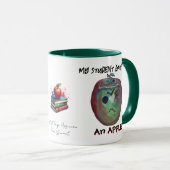 Funny Nerdy Educators Apple Tasse (VorderseiteRechts)