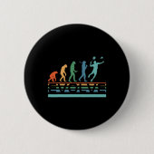 Funny Nerdy Evolve Dminton Evolution Sports Button (Vorderseite)