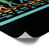 Funny Nerdy Evolve Dminton Evolution Sports Poster (Ecke)