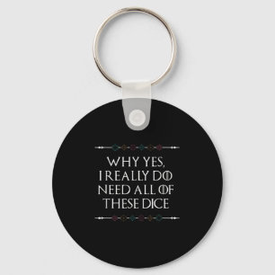 Funny Nerdy Gaming D20 Rpg Dice Sprichwort Quote G Schlüsselanhänger