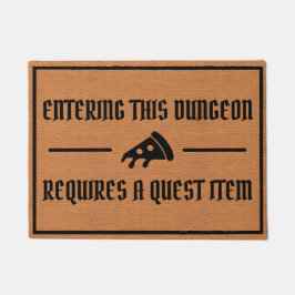 Funny Nerdy Gaming Spaß Rustikal Minimalistisch Fußmatte