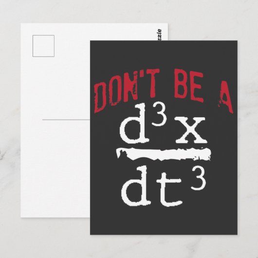 Funny Nerdy Math Physics Joke Geek Mathematik Postkarte (Vorne/Hinten)