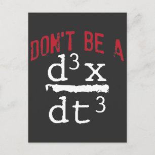 Funny Nerdy Math Physics Joke Geek Mathematik Postkarte