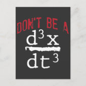 Funny Nerdy Math Physics Joke Geek Mathematik Postkarte (Vorderseite)