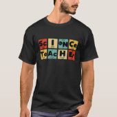 Funny Nerdy Science Teacher Periodic Table Element T-Shirt (Vorderseite)