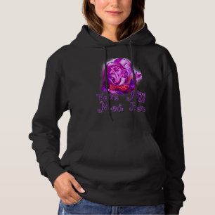 Funny Nerdy Wir sind alle verrückt hier Cheshire A Hoodie