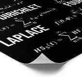 Funny Nerdy Your Favorite Series On Mathflix Math Poster (Ecke)