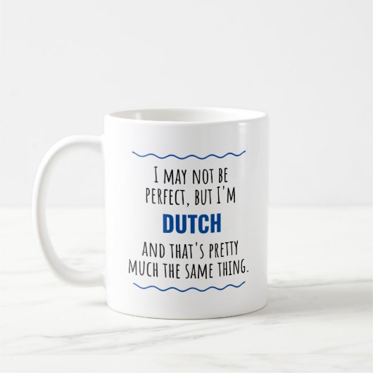 Funny Netherlands Holland Gift Idea Tasse (Links)