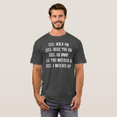 Funny Network Admin Linu Administrator T-Shirt (Vorne ganz)