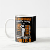 Funny Network Engineer Design For Men Network Engi Kaffeetasse (Links)