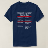 Funny Network Engineer Graphic Information T-Shirt (Design vorne)