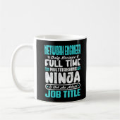 Funny Network Engineer Job Title Professionals Kaffeetasse (Links)