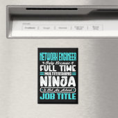 Funny Network Engineer Job Title Professionals Magnet (In Situ (Geschirrspüler))