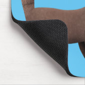 Funny neugierig coatimundi Cartoon Illustration Mousepad (Ecke)