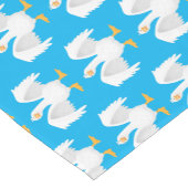 Funny neugierig Hausgans Cartoon Illustration Kurzer Tischläufer (Ecke)