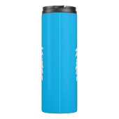 Funny neugierig Hausgans Cartoon Illustration Thermosbecher (Rückseite)