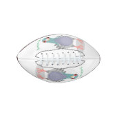 Funny neugierig Taube Cartoon Illustration Football (Vorderseite)