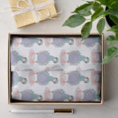 Funny neugierig Taube Cartoon Illustration Seidenpapier (Geschenk)