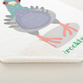 Funny neugierig Taube Cartoon Illustration Sherpadecke (3/4)