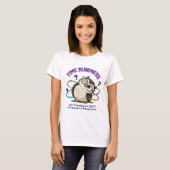 Funny Neurodivergent Owl | Time Blindness Sarcasm T-Shirt (Vorne ganz)