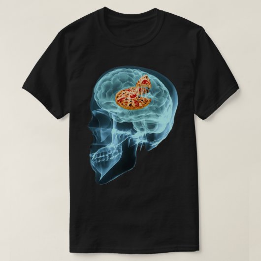 Funny Neurologist Denken Sie an Pizza Student Brai T-Shirt (Design vorne)