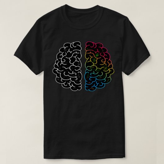 Funny Neuroscience Brain T-Shirt (Design vorne)