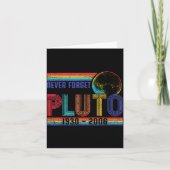 Funny Never Forget Memorial Space Science Astronom Karte (Vorderseite)