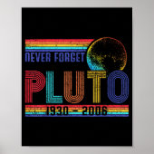 Funny Never Forget Memorial Space Science Astronom Poster (Vorne)
