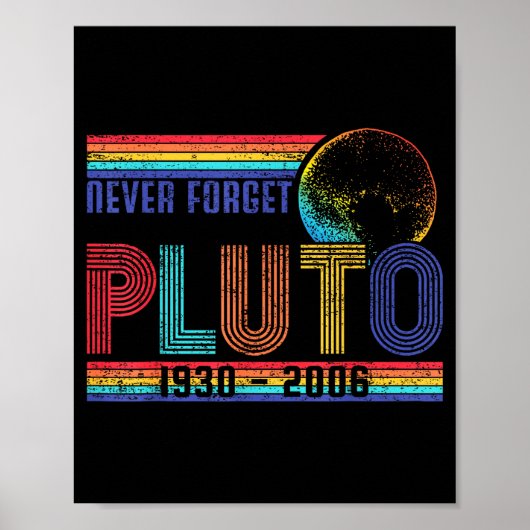 Funny Never Forget Memorial Space Science Astronom Poster (Vorne)