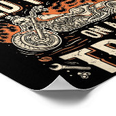 Funny Never Underestimate An Old Man On A Trike Gr Poster (Ecke)