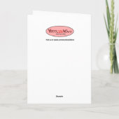 funny new baby congratulations karte (Rückseite)