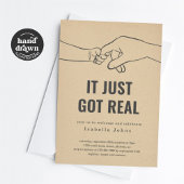 Funny New Baby Welcome Party, Sip and See Einladung