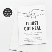 Funny New Baby Welcome Party, Sip and See Einladung