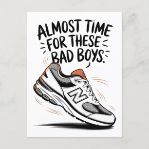 Funny New Balance Geburtstag Vatertag Neuer Papa Postkarte