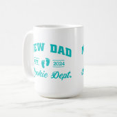 Funny New Dad Boy Your Year Kaffeetasse (Vorderseite Links)
