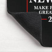 Funny New Dad Est 2025 Make Parenting Great Again  Mousepad (Ecke)