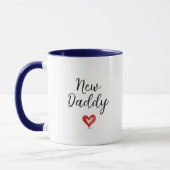 Funny New Dad Geschenk, Dachelor Party Geschenk, Tasse (Links)