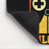 Funny New Dad Shirt Dad Level Unlocked Day Tee Shi Mousepad (Ecke)